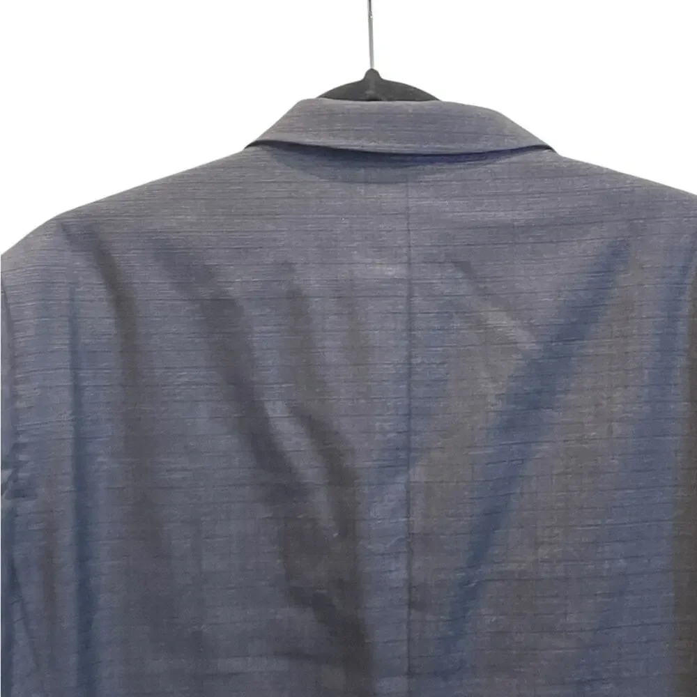 Ted Baker Endurance Blazer Jacket Mens 42R Navy Blue Two Button Lined Wool